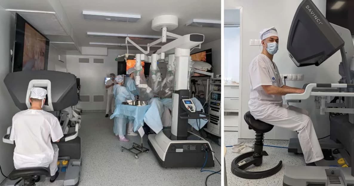 Евгений Ибадович выполнил операцию на роботе da Vinci Xi
