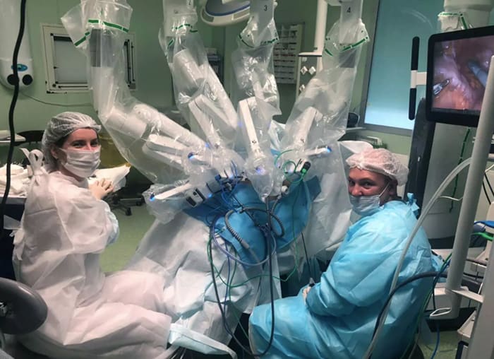 Роботическая операция da Vinci Xi в Городской больнице 40, Сестрорецк