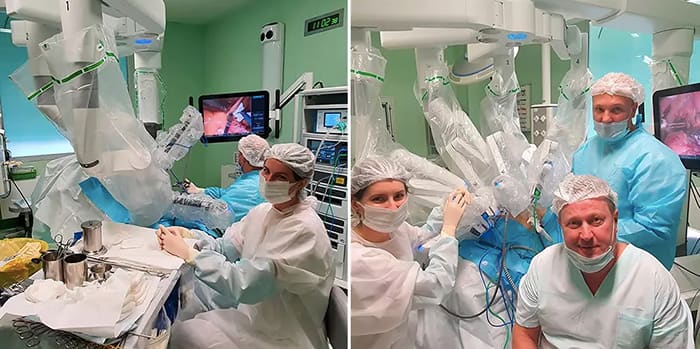 Лечение рака роботом da Vinci Xi