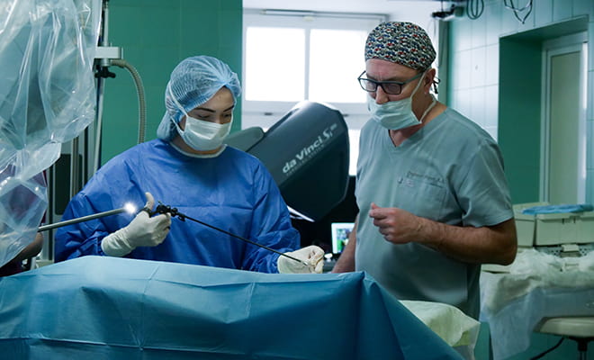 Роботическая хирургия в МОНИИАГ